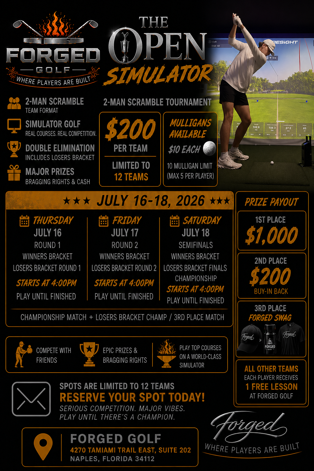 The Forged Open Simulator Tournament