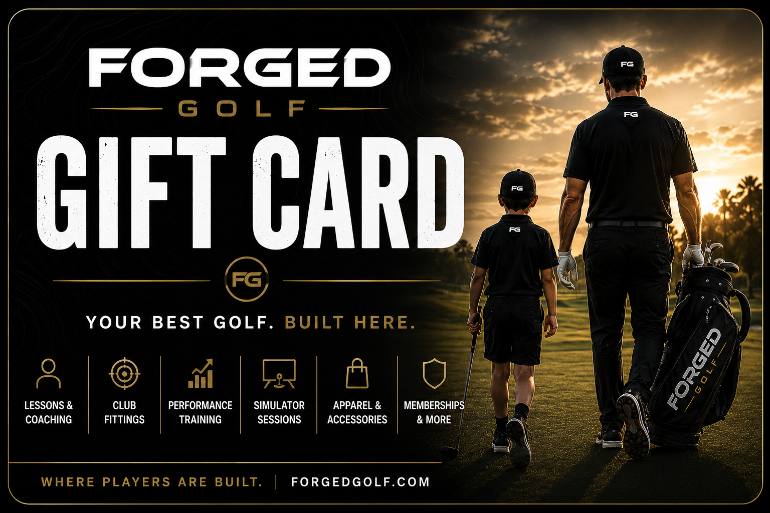 Forged Golf Gift Card