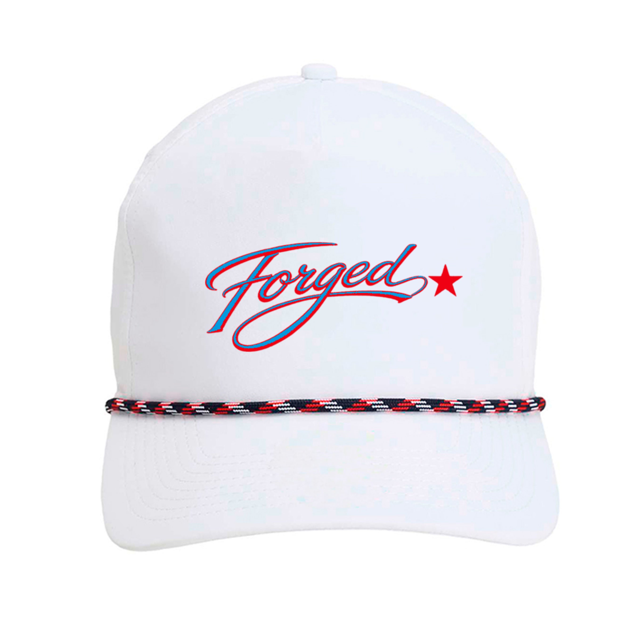 White/ Navy-Red - 5054 - FRONT