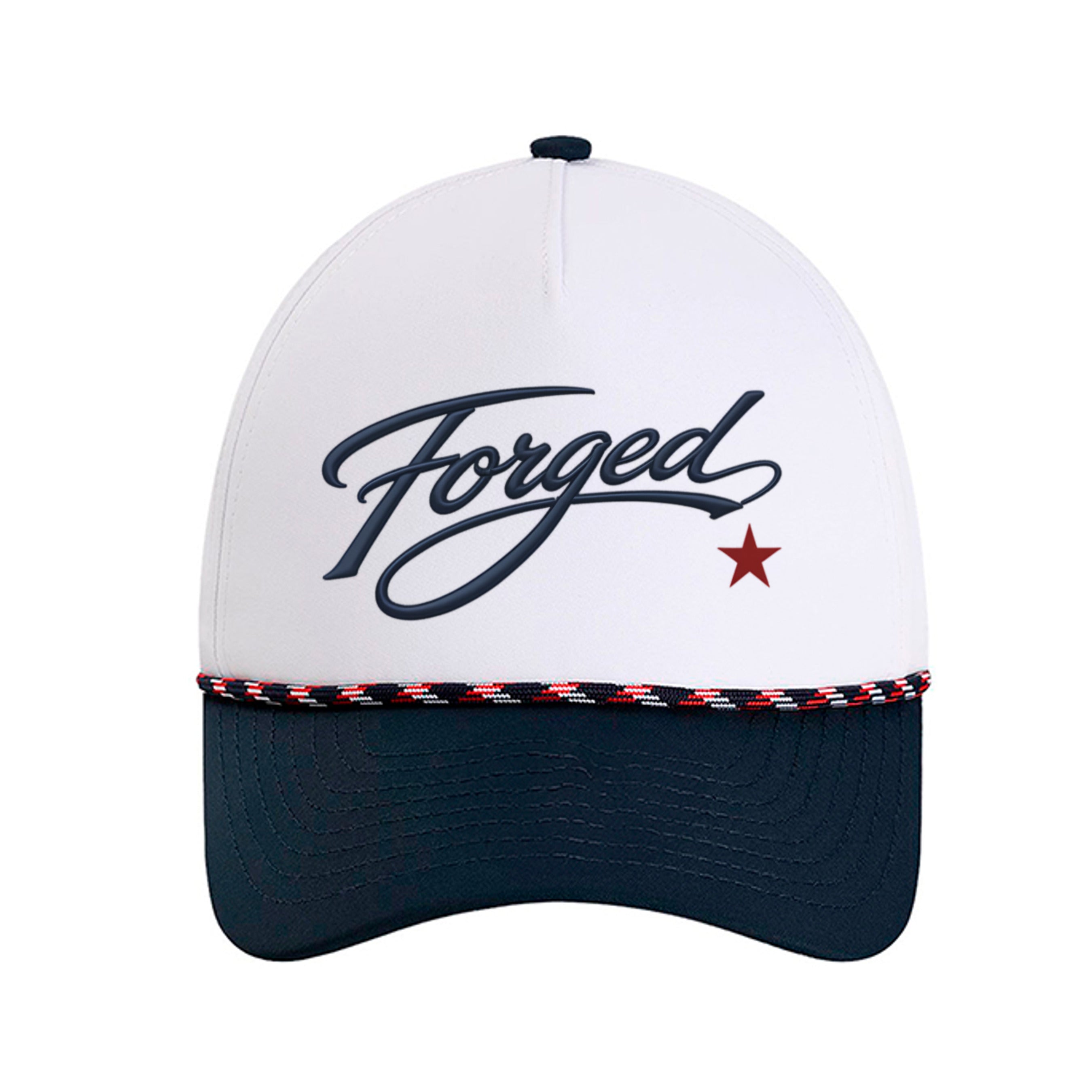 White/ Navy/ Navy/ Red/ White - 5054 - FRONT